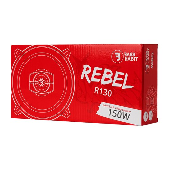 Bass Habit Rebel R130 luidspreker set 13 cm 50 watts RMS 4 ohms