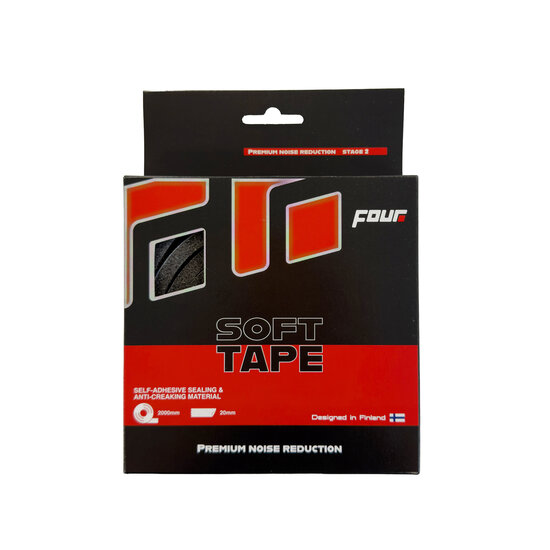 FOUR AUDIO S2-SOFT TAPE afdichtingstape rol 2 meter