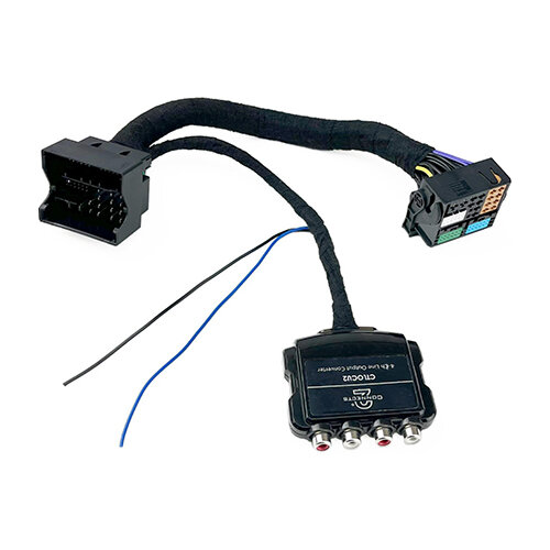 4 kanaals high low converter (12V remote) Audi-Scania-Skoda-Volvo-Volkswagen MIB-PQ