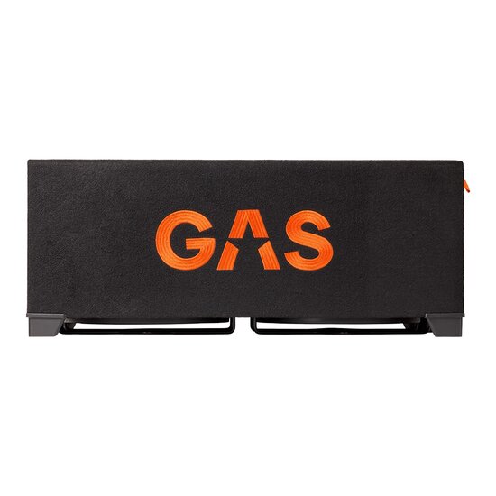GAS AUDIO MAD B1-212VS gesloten/bassreflex subwoofer kist 2 x 12 inch 600 watts RMS DVC 2 ohms