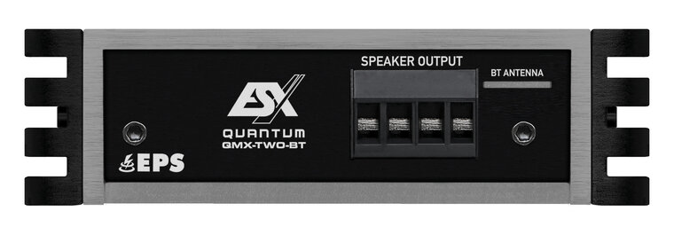 ESX Quantum QMX-TWO-BT micro 2 kanaals versterker 320 watts RMS met bluetooth