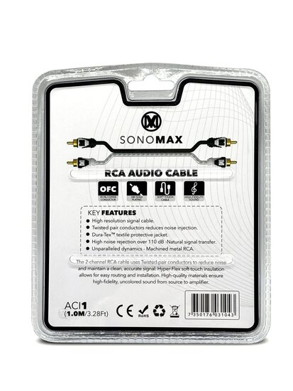 SONO MAX ACi1 signaal kabel OFC twisted 1.0 Meter