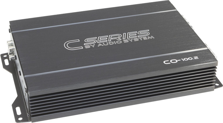 Audio System CO-100.2 versterker 2 kanaals 320 watts RMS met auto high level inputs &amp; RTC bass-remote