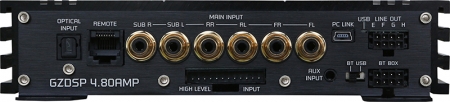 Ground Zero GZDSP4.80 versterker 4 kanaals DSP met 520 watts RMS