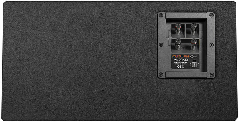 MusWay MR206Q bassreflex kist 2 x 6.5 inch 300 watts RMS DVC 2 ohms