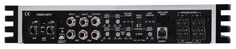 ESX Quantum QE900.4 high end Premium 4 kanaals versterker 900 watts RMS