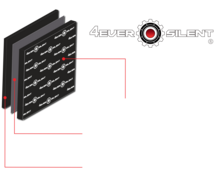 4EVER-SILENT hoogwaardig dempingsmateriaal 3,3m2 pack