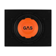 GAS AUDIO MAD B1-110 gesloten subwoofer kist 10 inch 250 watts RMS 4 ohms