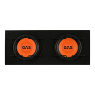 GAS AUDIO MAD B1-210 gesloten subwoofer kist 2 x 10 inch 500 watts RMS 2 ohms