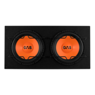 GAS AUDIO MAD B1-212 bassreflex subwoofer kist 2 x 12 inch 600 watts RMS 2 ohms