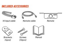 GAS AUDIO MAX ASB1-10 actieve &quot;underseat&quot; subwoofer 10 inch 150 watts RMS