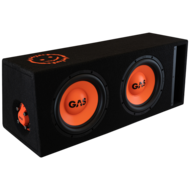 GAS AUDIO MAD B2-210 bassreflex subwoofer kist 2 x 10 inch 600 watts RMS 2 ohms
