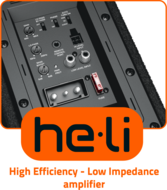 Hertz Cento CBA250 actieve 10 inch gesloten "downfire" kist 250 watts RMS