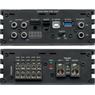 Ground Zero GZHA Mini Five-DSP versterker 5 kanaals 1000 watts RMS met ingebouwde DSP