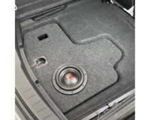 GAS AUDIO Polestar 2 custom fit audio set: kist + subwoofer + kabelkit