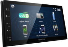 Kenwood DMX129DAB android mirroring DAB+ radio systeem met usb