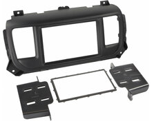 2-DIN Paneel Diverse modellen Citro&euml;n - Peugeot - Toyota - Kleur: Zwart 