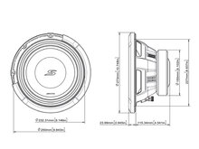 Alpine S2-W10D2 subwoofer 10 inch 600 watts RMS DVC 2 ohms