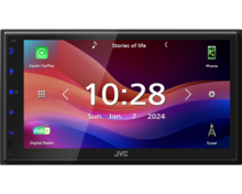 JVC KW-M595DBT media receiver met DAB+, apple carplay, android auto, usb &amp; bluetooth