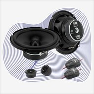 Blam Express OM160-ES13 luidspreker set 16,5 cm 2-weg compo 60 watts RMS 2 ohms