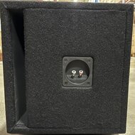 Auto Connect VE112E lege gepoorte subwoofer kist 12 inch circa 43 liters