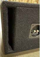 Auto Connect VE18E lege gepoorte subwoofer kist 8 inch circa 17 liters