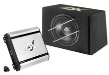 ESX Horizon HXP200 BassPack 12 inch bassreflex kist + 2 kanaals versterker + kabelset