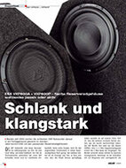 ESX Vision VXP800A actieve reservewiel subwoofer kist 400 watts RMS