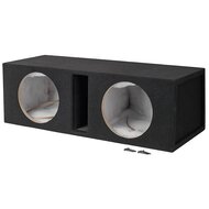 Auto Connect VE210E lege gepoorte subwoofer kist 2 x 10 inch circa 60 liters