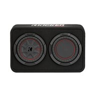 Kicker TCWRT82 compacte 8 inch gesloten kist 300 watts RMS 2 ohms