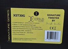 Xcelsus Signature XST30G high end 30mm SQ tweeter set 100 watts RMS