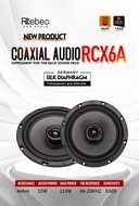 Rebec Audio RCX6A luidspreker set 16,5 cm 55 watts RMS 4 ohms