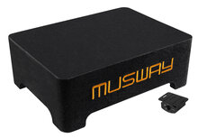 Musway MF108A actieve gesloten 8 inch downfire baskist 225 watts RMS
