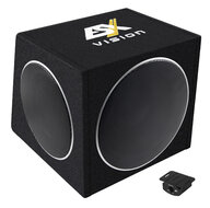 ESX VISION V1000A gesloten actieve 10 inch subwoofer kist 325 watts RMS