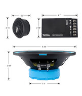 Recoil Echo REM65 luidspreker set 16,5cm 2-weg compo 50 watts RMS 4 ohms