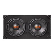 GAS AUDIO MAD B1-212VS gesloten/bassreflex subwoofer kist 2 x 12 inch 600 watts RMS DVC 2 ohms