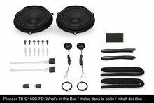 Pioneer TS-Q160C-FD (OEM FIT) custom fit 16,5 cm 2-weg compo luidspreker set 50 watts RMS 4 ohms Fiat Ford &amp; Mazda