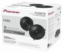 Pioneer TS-Q160F-FD custom fit 16,5 cm luidspreker set 50 watts RMS 4 ohms voor Ford-Jaguar-Land Rover &amp; Mazda