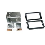 2 Din montage set pianolak zwart voor diverse VW SKODA en SEAT modellen