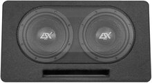 ESX DBX206Q dubbele bassreflex kist 2 x 6.5 inch 300 watts RMS