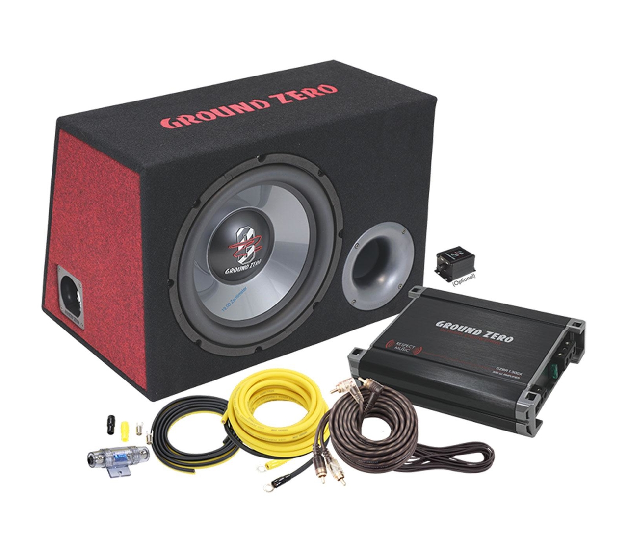 Ground Zero BassKit 12.300X + Cable