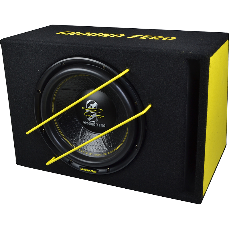 Ground Zero Iridium GZIB-12SPL bassreflex kist 12 inch 500 watts RMS DVC 2 ohms