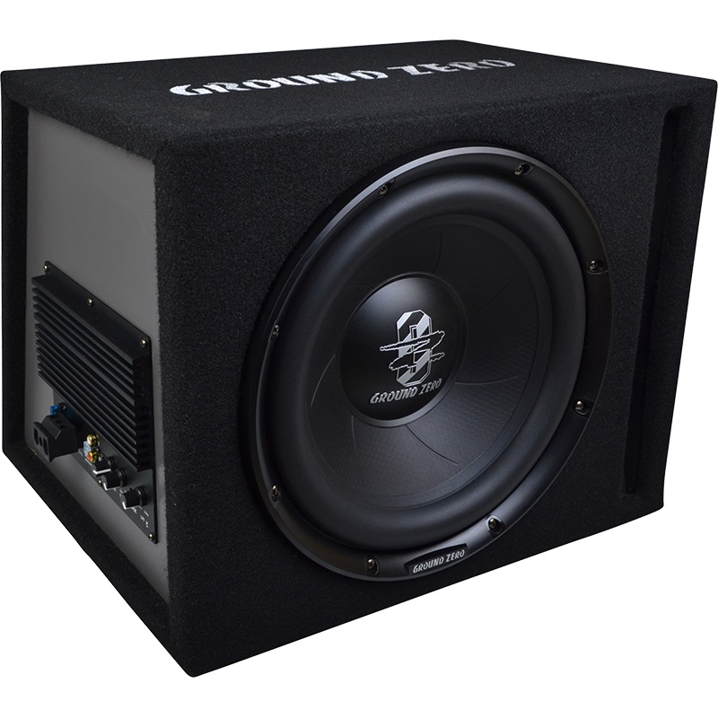 Ground Zero Iridium GZIB-30BR-ACT actieve bassreflex kist 12 inch 150 watts RMS 