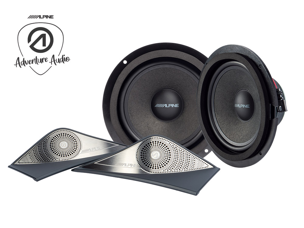 Alpine SPC-106S907-2 custom fit 16,5 cm compo set 100 watts RMS Mercedes Sprinter 907 - 910
