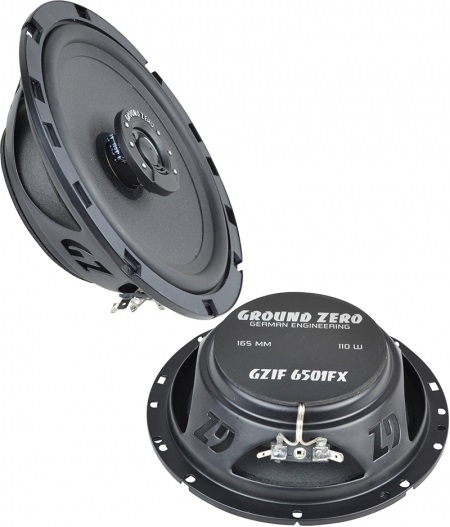 Ground Zero GZIF-6501FX luidspreker set 16,5cm 2-weg 70 watts RMS 4 ohms
