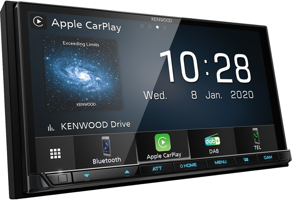 Kenwood DMX7520DABS DAB+ autoradio met Apple Carplay & Android Auto