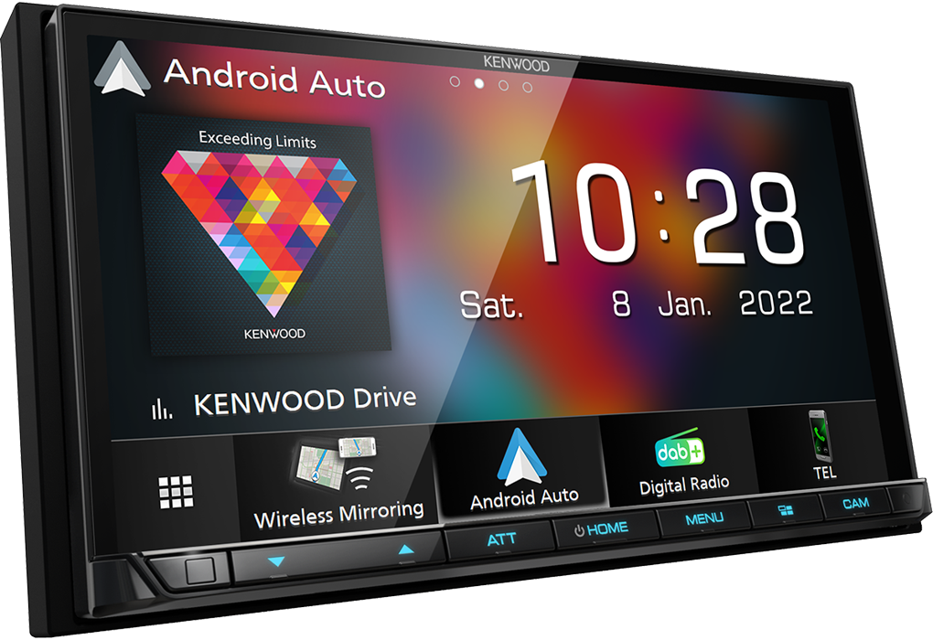 Kenwood DMX8021DABS bluetooth wireless Android Auto & Apple Carplay