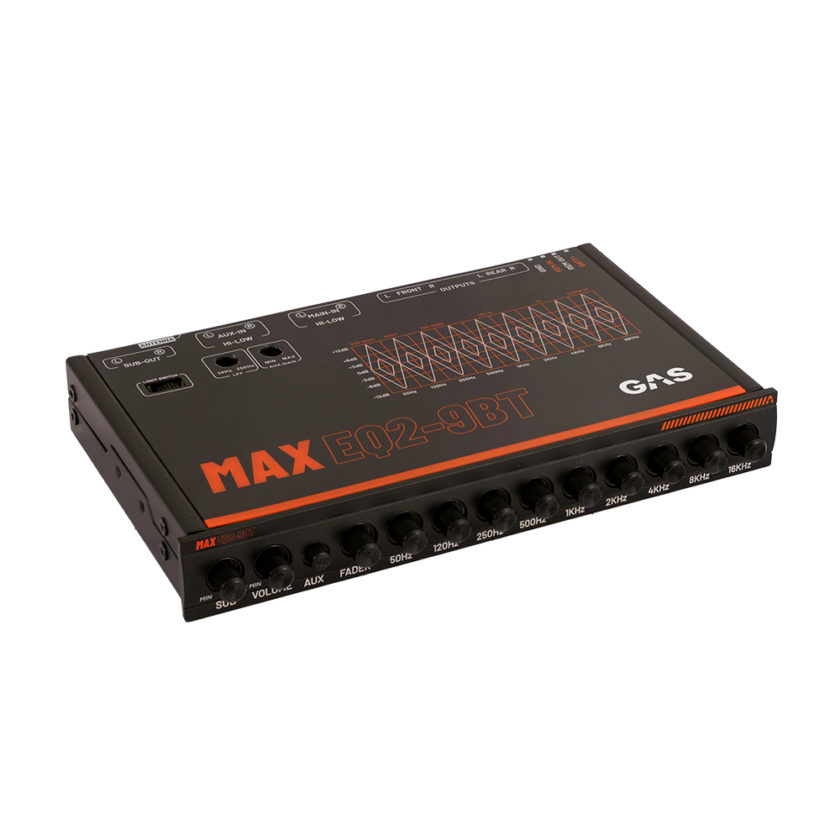 GAS AUDIO MAX EQ2-9BT