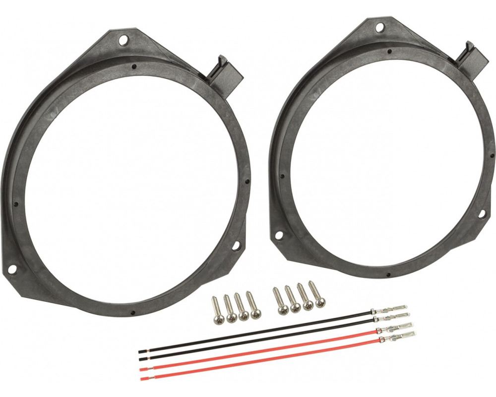 Speaker Ringen Ø 165mm Div.modellen Alfa Romeo-Citroën-Fiat-Opel-Peugeot Met ingeb. speakerconnector 