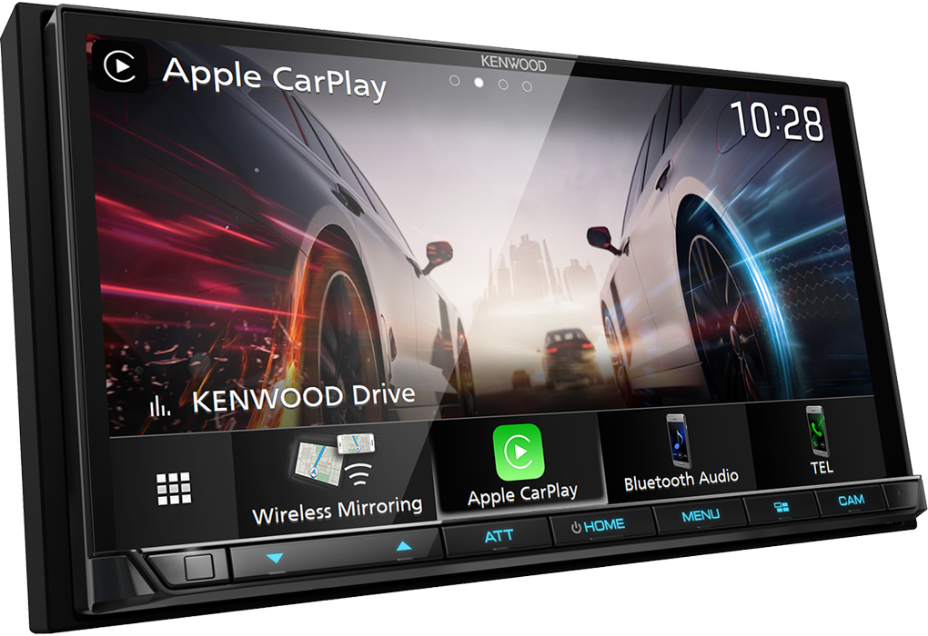 Kenwood DMX8021DAB-CAMPER sygic navigatie bluetooth wireless Android Auto & Apple Carplay